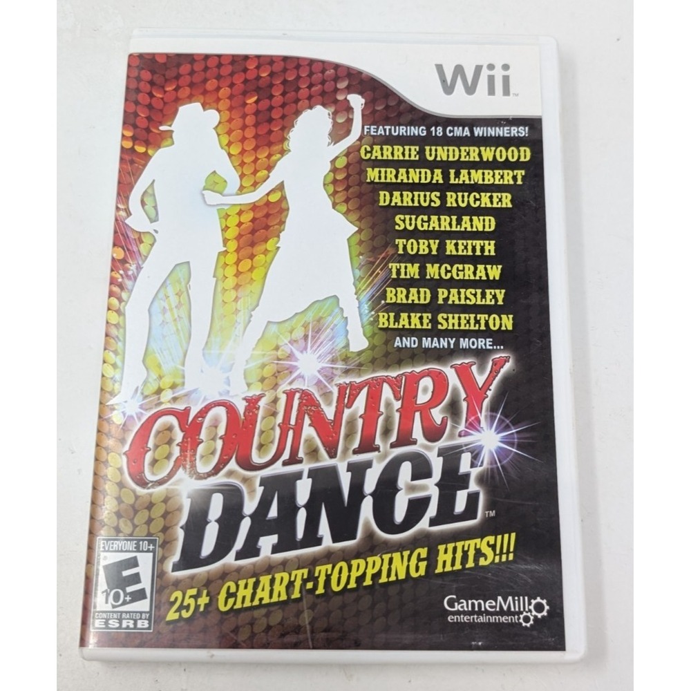 Country Dance Nintendo Wii  Complete‎ w/ Manual Tested Working